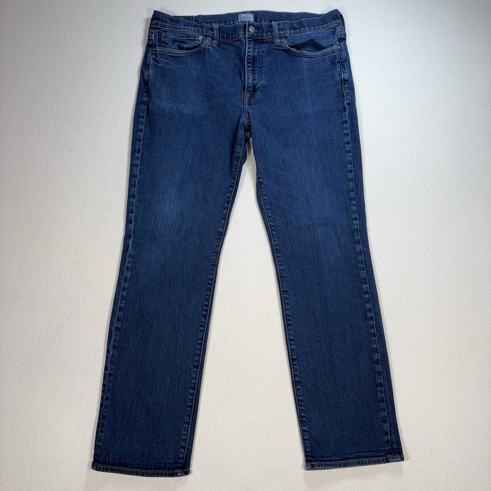 J.Crew 770 Straight Jeans Men's 36x30* Blue Kurabo Japanese Denim Stretch J8710